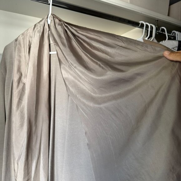 Eileen Fisher silk sweater jacket LARGE like NEW - Picture 4 of 9